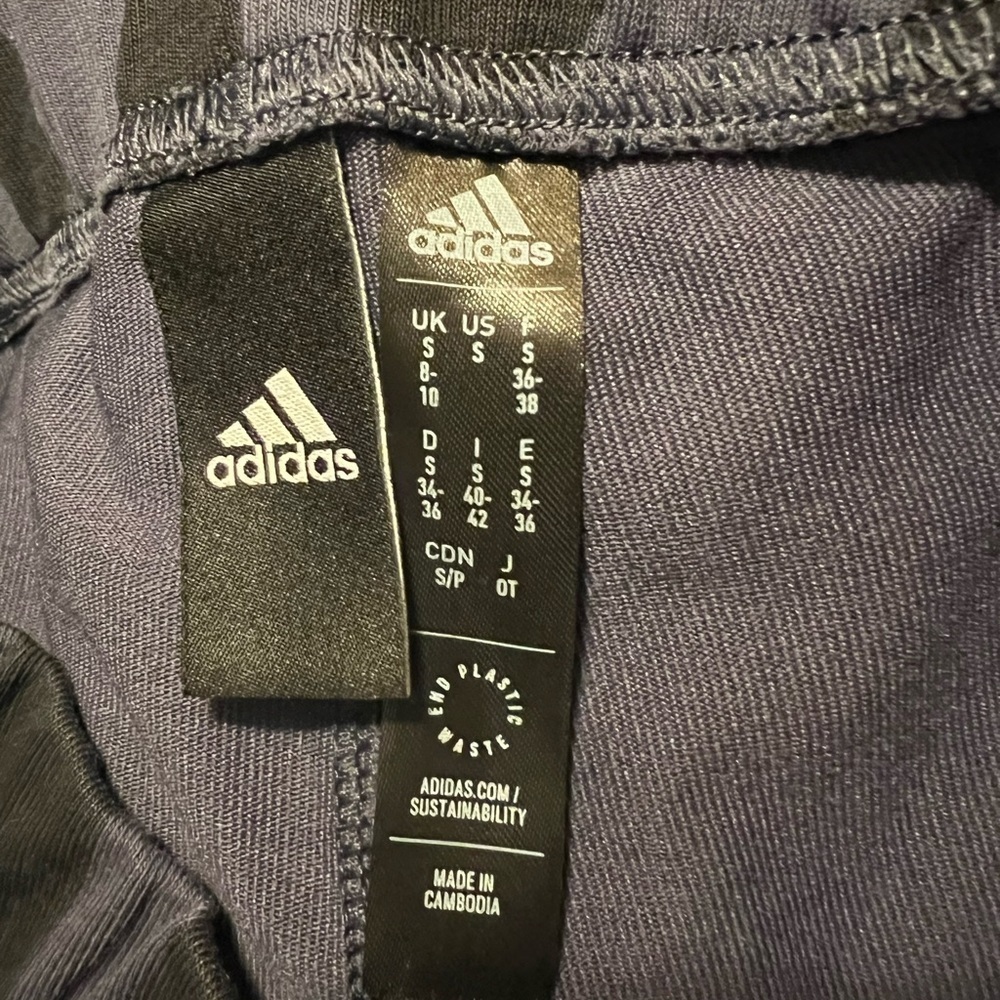 Adidas Animal Print Loungewear Soft Cotton-Blend Leggings Size Small - Picture 9 of 11